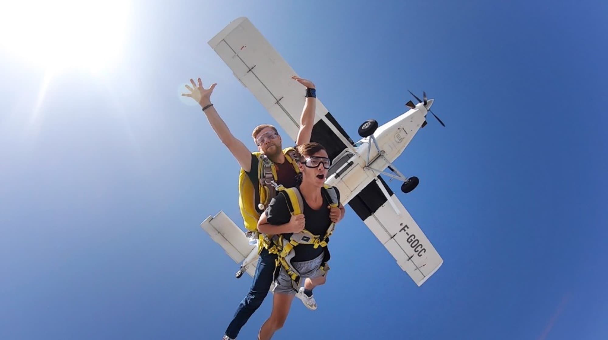 Sortie tandem depuis le Pilatus F-GOCC