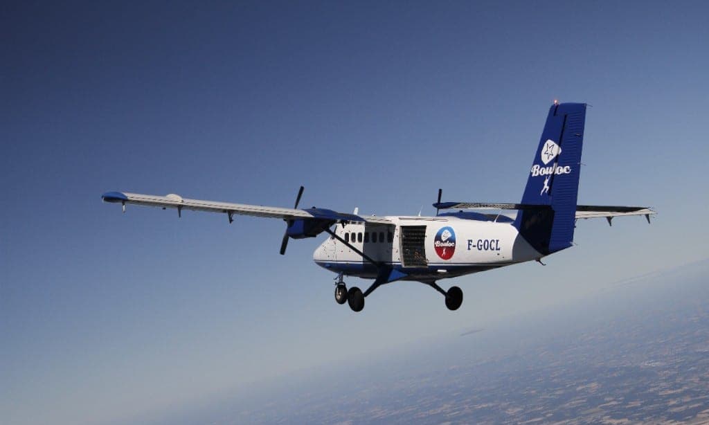 Le Twin Otter F-GOCL de Bouloc Skydive en vol