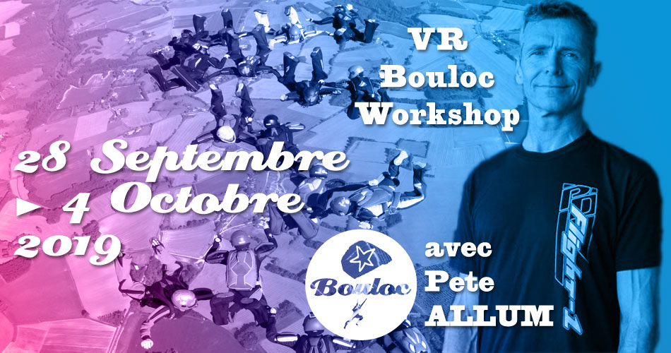 Bannière Facebook pour le VR Bouloc Workshop avec Pete ALLUM du 28 septembre au 4 octobre 2019